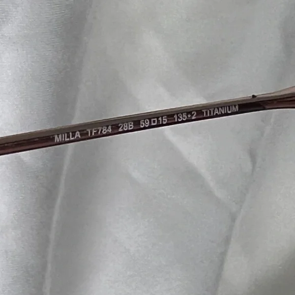 Tom Ford Milla TF784 Aviator Sunglasses Rose Gold Brown Gradient 59mm NWT $575 - Picture 3 of 7